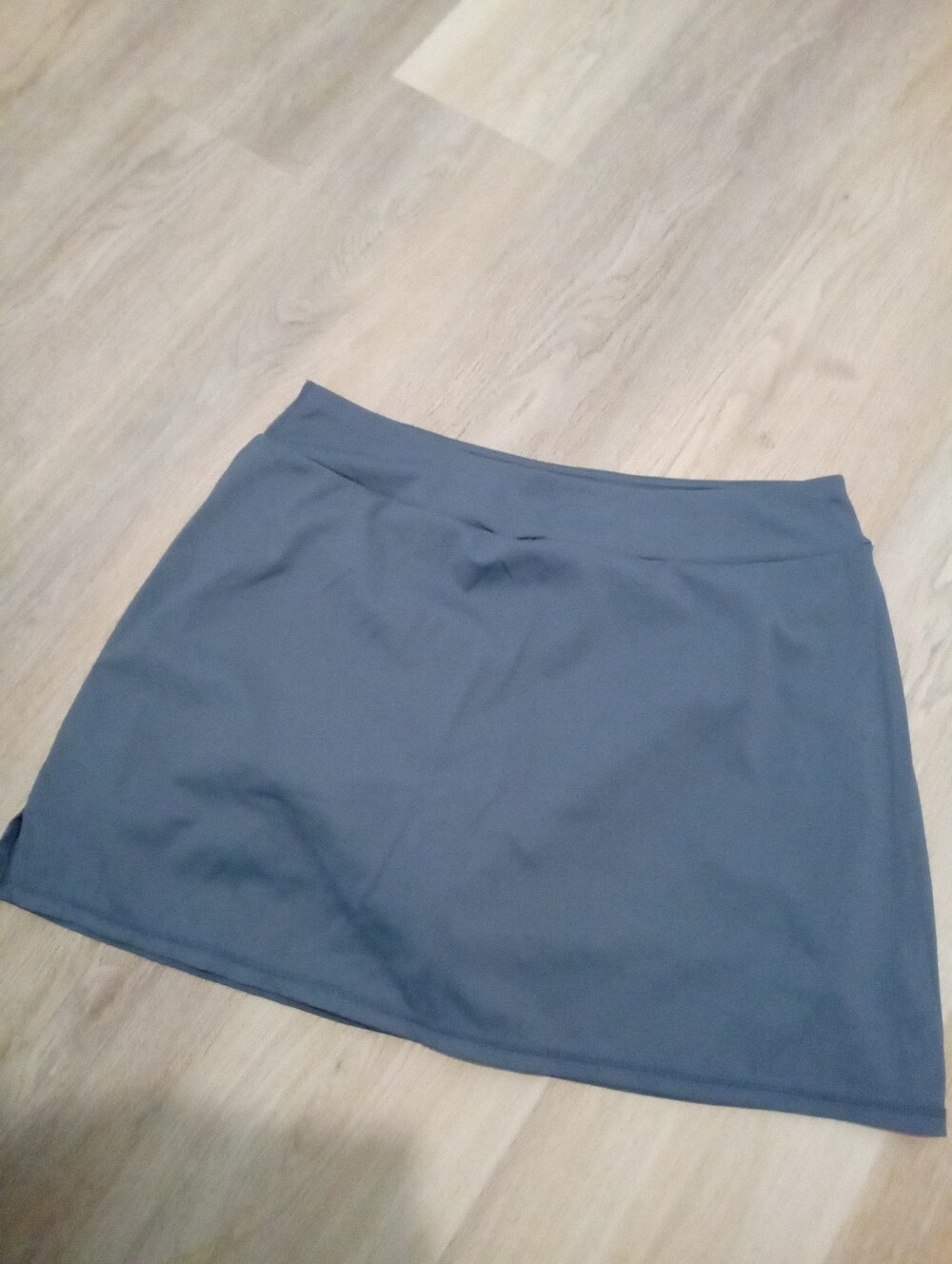 Lou Keith Size XL Women's Athletic Tennis/Golf Mini Skort Grey